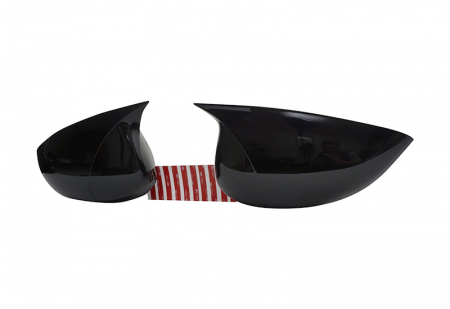 Capace oglinda tip BATMAN Ford Fiesta MK6 (2003-2017) negru lucios [3]