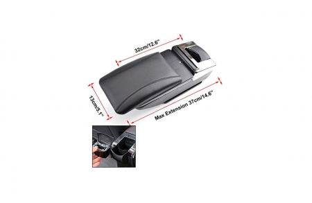 Cotiera auto piele ecologica  Dacia Duster 2 II (2017–2024)- Negru [2]