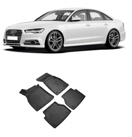 Audi - Set covorase cauciuc tip tavita Audi A6  (4H:C8) (2018-2019)
