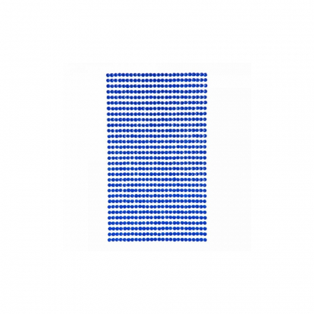 Abtibild cu pietricele in relief - Albastru [2]