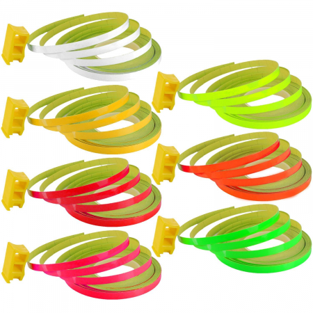 Abtibild jante culoarea galben fluorescent. 0,64 cm X 9,6m [4]