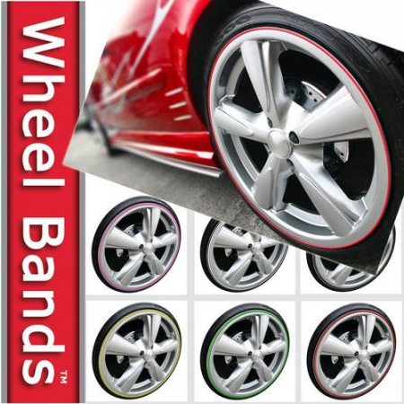 Accesorii Camioane - Abtibild jante culoarea rosu. 0,64 cm X 9,6m