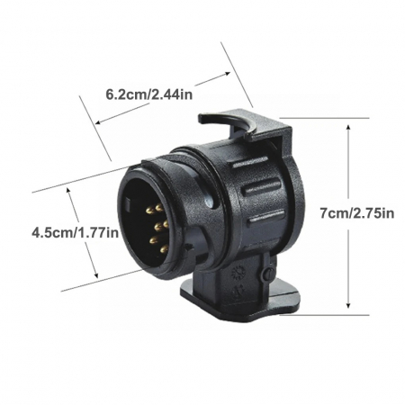 Adaptor pentru mufă de remorcă de la 13 pini la 7 pini 12V [1]