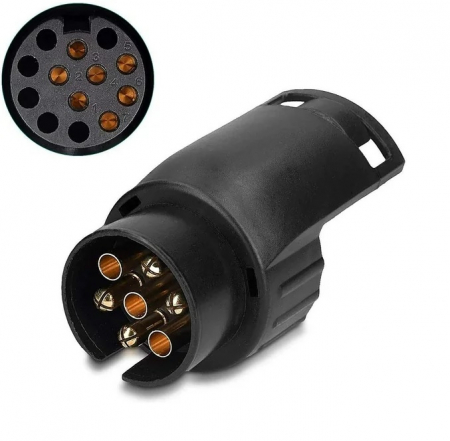 Accesorii Remorca - Adaptor pentru mufă de remorcă de la 7 pini la 13 pini 12V