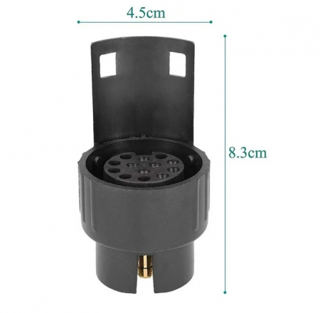Adaptor pentru mufă de remorcă de la 7 pini la 13 pini 12V [4]