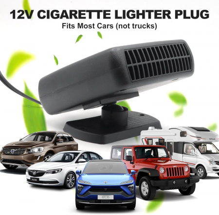 Aeroterma auto dezghetare parbriz, negru 12V 200W [4]