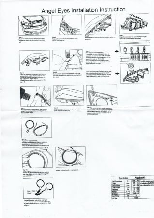 Angel Eyes CCFL compatibil BMW seria 7 E38 [2]