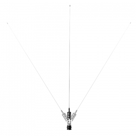 Antena CB LEMM MiniTurbo AT-1002 PL, lungime 110 cm, castig 2dB, 26.5-27.5Mhz, 200W, fara cablu, fabricata in Italia [4]