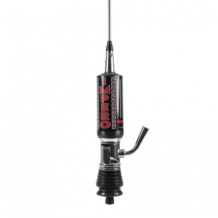 Antena CB LEMM TURBO IMPERO, Black, lungime 200 cm, castig 7dB, 26.5-28Mhz, 2500W, cablu RG58 4m, fabricata in Italia [2]