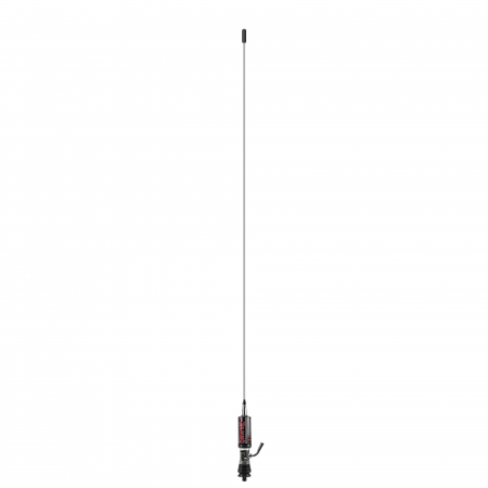 Antena CB LEMM TURBO IMPERO, Black, lungime 200 cm, castig 7dB, 26.5-28Mhz, 2500W, cablu RG58 4m, fabricata in Italia [1]