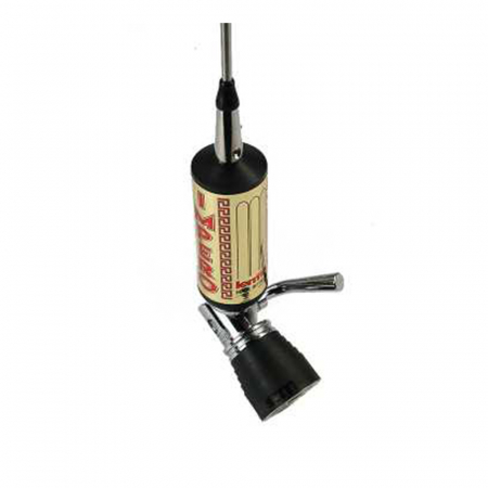Antena CB LEMM TURBO IMPERO, Gold, lungime 200 cm, castig 7dB, 26.5-28Mhz, 2500W, cablu RG58 4m, fabricata in Italia [1]