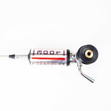 Antena CB LEMM TURBOSTAR SILVER AT-3001-S, 200 cm, cu cablu RG58 4 m si mufa PL259-GR, 26,5 - 28 MHz, rabatabila, fabricata in Italia [3]