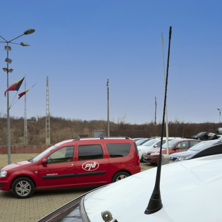 Antena CB PNI Duplex 2000 CB-FM, 26-28MHz (CB), 87-108MHz (FM), cablu CB si cablu FM 5 metri, fibra de sticla, lungime 490 mm [1]