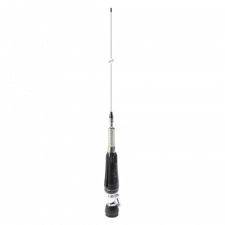 Import - Antena CB PNI LED 1000 rabatabila, 80 cm lungime, cu cablu si montura fixa tip fluture, 26-30 MHz, 300 Watt, ilumineaza in timpul emisiei