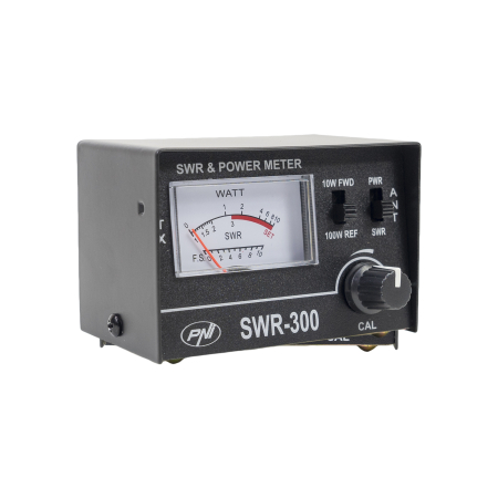 Antena CB PNI LED 2000, 90 cm, magnet 145mm si reflectometru PNI SWR-300 pentru masurare SWR, negru [1]