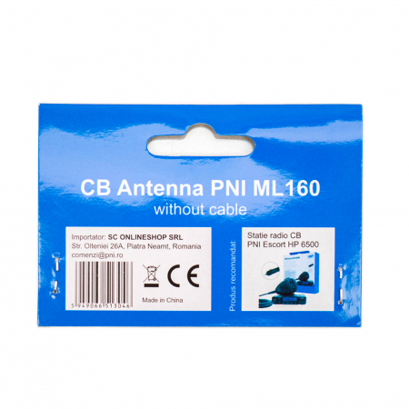 Antena CB PNI ML160, lungime 145 cm, 26-30MHz, 600W, fara cablu [4]