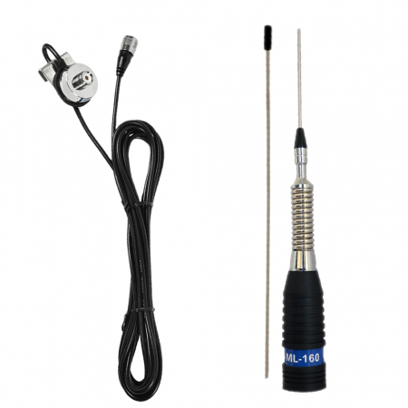 Antena CB PNI ML160 lungime 145 cm cu Suport T941 cu cablu [2]
