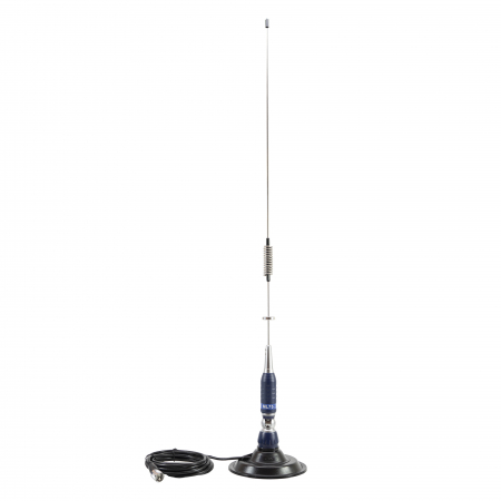 Antena CB PNI ML75, rabatabila, 26-28MHz, 300W cu baza magnetica inclusa, lungime 90cm [1]