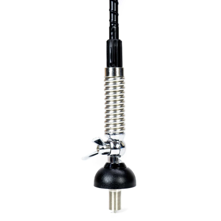 Antena CB PNI S60, 59 cm, cu fluture, cablu RG58 de 4m si reflectometru PNI SWR-300 pentru masurare SWR, negru [6]