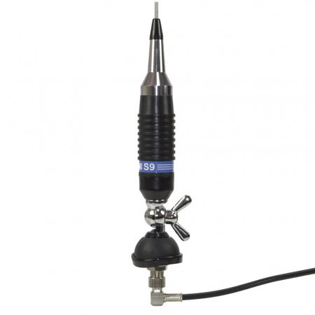 Import - Antena CB PNI S9 cu fluture lungime spic 120 cm cu cablu RG58 de 4m