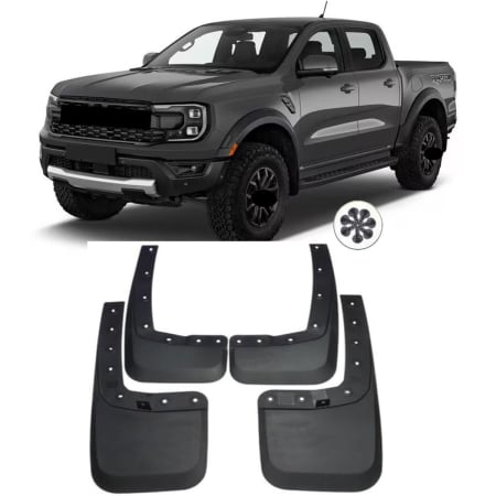 Accesorii pentru exterior - Set Aparatori noroi compatibile Ford Ranger 2024-2025