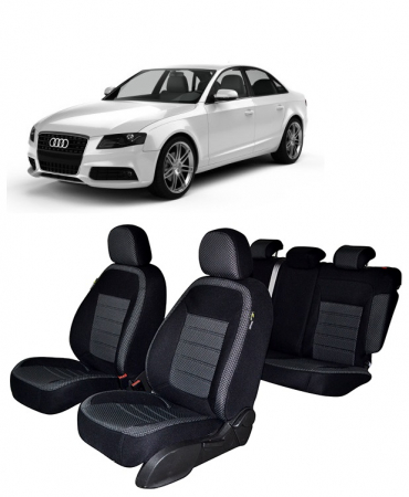 Audi - Huse scaune auto dedicate A 4 (B8) 2009-2016 (BANCHETA FRACTIONATA)