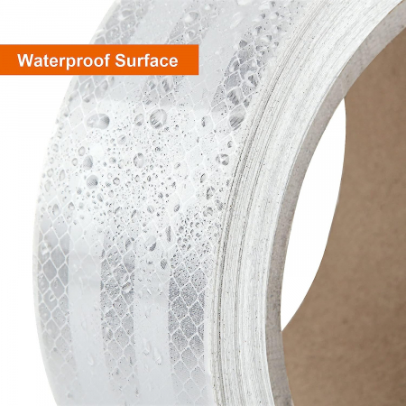 Banda alba Reflectorizanta auto 5.5x 45.7 m [2]