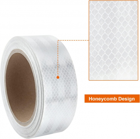 Banda alba Reflectorizanta auto 5.5x 45.7 m [1]