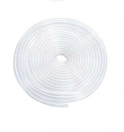 Banda de protectie usi, Cauciuc/Plastic, 5 m, Transparent [6]