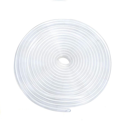 Banda de protectie usi, Cauciuc/Plastic, 5 m, Transparent [6]