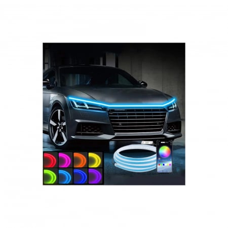 Banda LED capota 12V 180cm lumina multicolara [1]