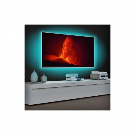 Electronice si electrice auto - Banda led iluminare fundal tv 2m cu bluetooth