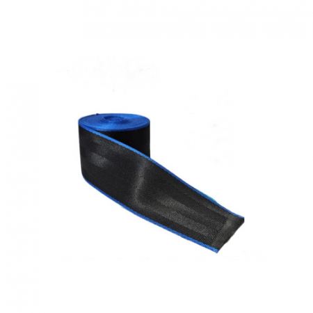 Noutati Real Auto - Banda pentru centura de siguranta auto culoare Negru / Albastru , latime 46mm