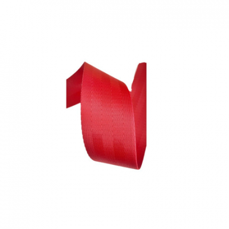 Banda pentru centura de siguranta auto culoare rosie , latime 46mm [1]