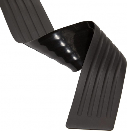 Banda protectie bara spate auto, Cauciuc, 90 cm, Negru [3]