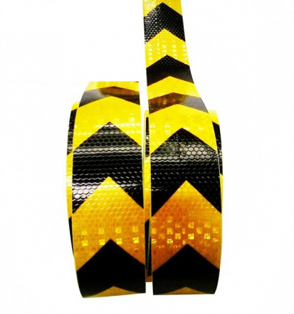 Banda reflectorizanta galbena cu sageata neagra 5cm x 25m 06Y/B [1]