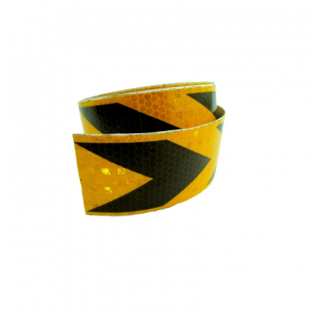 Banda reflectorizanta galbena cu sageata neagra 5cm x 25m 06Y/B [2]