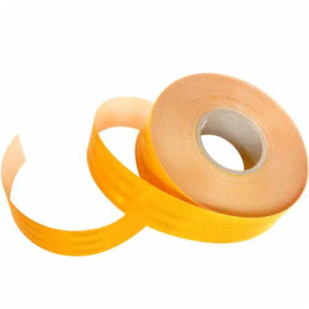 Banda Reflectorizanta - Banda reflectorizanta galbena tip fagure 5cm X 25m CH 022Y