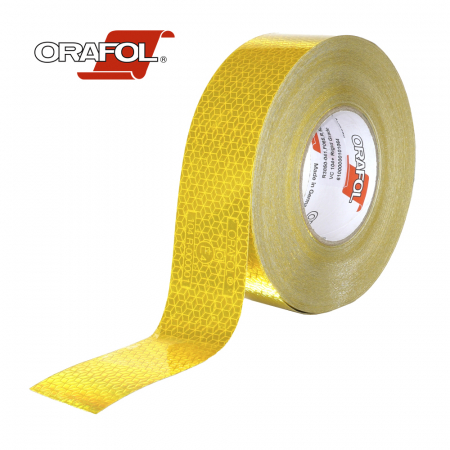 Banda Reflectorizanta - Banda Reflectorizanta Reflexite Orafol Galben 50Mmx50M Ece 104