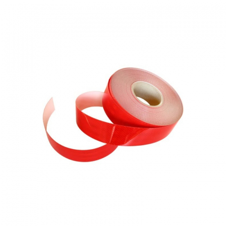 Banda Reflectorizanta - Banda reflectorizanta rosie tip fagure 5cmx25m Cod:CH 022R