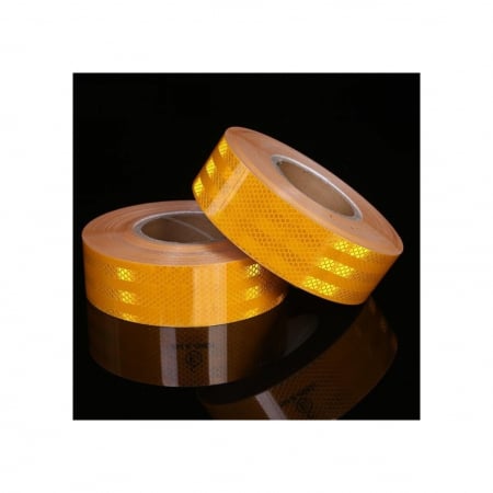 Banda reflectorizanta tip fagure FLEX 5.5cmx45.7m - Rosu [1]