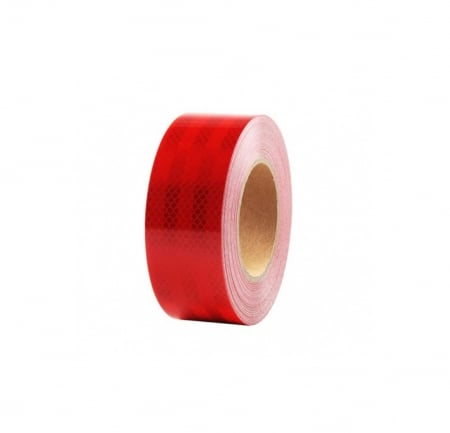 Banda reflectorizanta tip fagure FLEX 5.5cmx45.7m - Rosu [5]