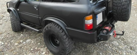 Bandă universală din cauciuc pentru protecția aripii mașinii, SUV, microbuz, 6,5cm x 3m, negru [7]