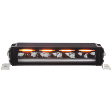 Bară LED Girofar, lumină albă puternică și lumină portocalie de avertizare, calitate înaltă, DRL, 4800lm, 33,8 cm 12-24V [2]