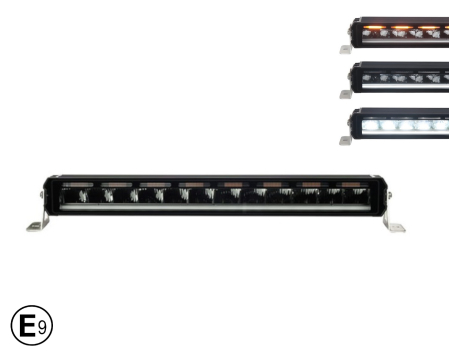 LED BAR - Bară LED Girofar, lumină albă puternică și lumină portocalie de avertizare, calitate înaltă, DRL, 7800 lm, 58,4 cm, 12-24V