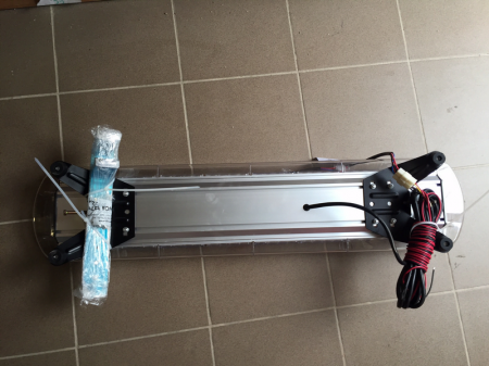 Bara Rampa girofare cu LED-uri 12v/24v lumina albastra COD: ART24 [1]