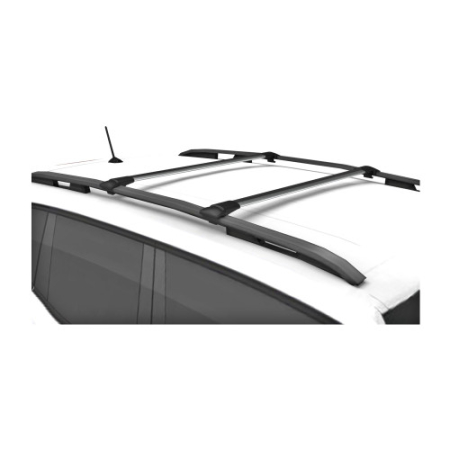 Accesorii pentru exterior - Bare portbagaj transversale auto aluminiu compatibile Audi A4 Avant / Allroad (B9) 2016-2022