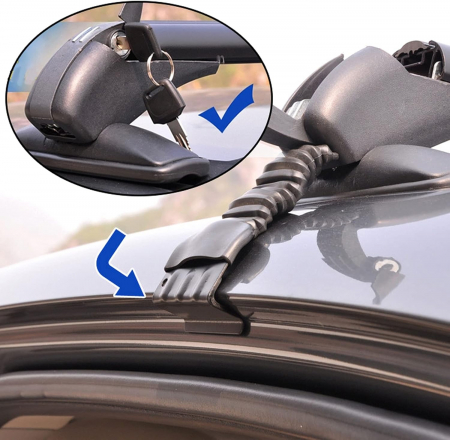 Bare transversale pentru plafon  compatibile Volkswagen Passat B6 (2005 - 2010)– 2 bucăți cu prindere reglabilă și sistem de blocare [5]