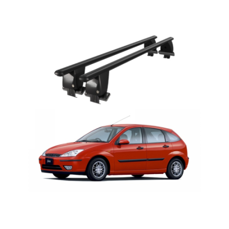 Bare transversale portbagaj auto aluminiu compatibile plafon neted Ford Focus I Combi 1998-2005 argintii sau negre Cod: CB200101 Kit-101 [1]