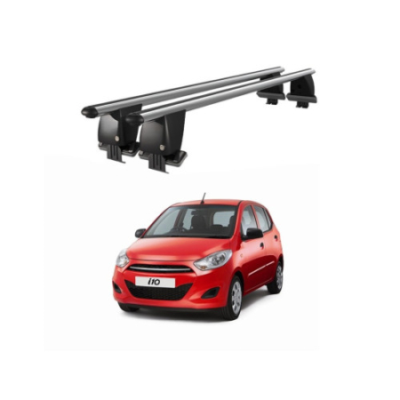 Hyundai - Bare transversale portbagaj auto aluminiu compatibile plafon neted Hyundai i10 IA 2013-2017 argintii sau negre Cod: CB200101 Kit-108